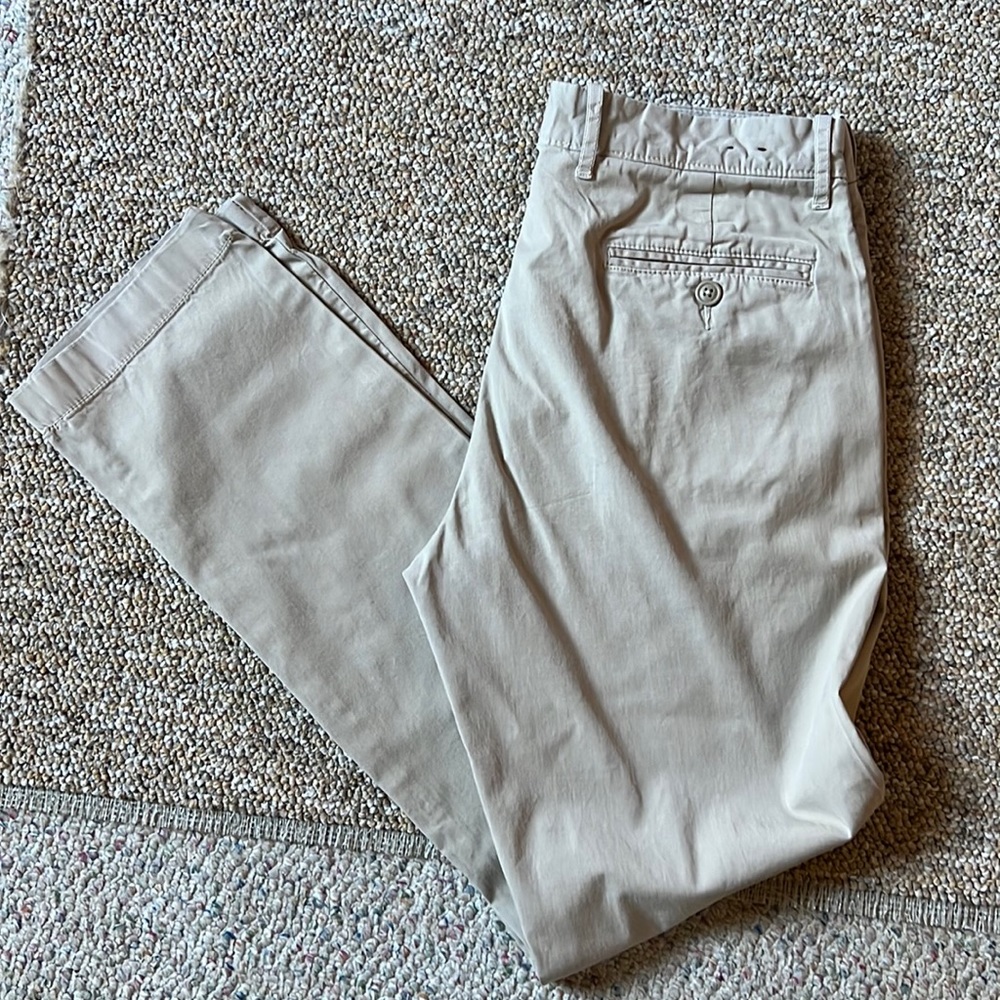 J Crew Mens Slim Straight Summer Weight Stretch Khaki 29x32